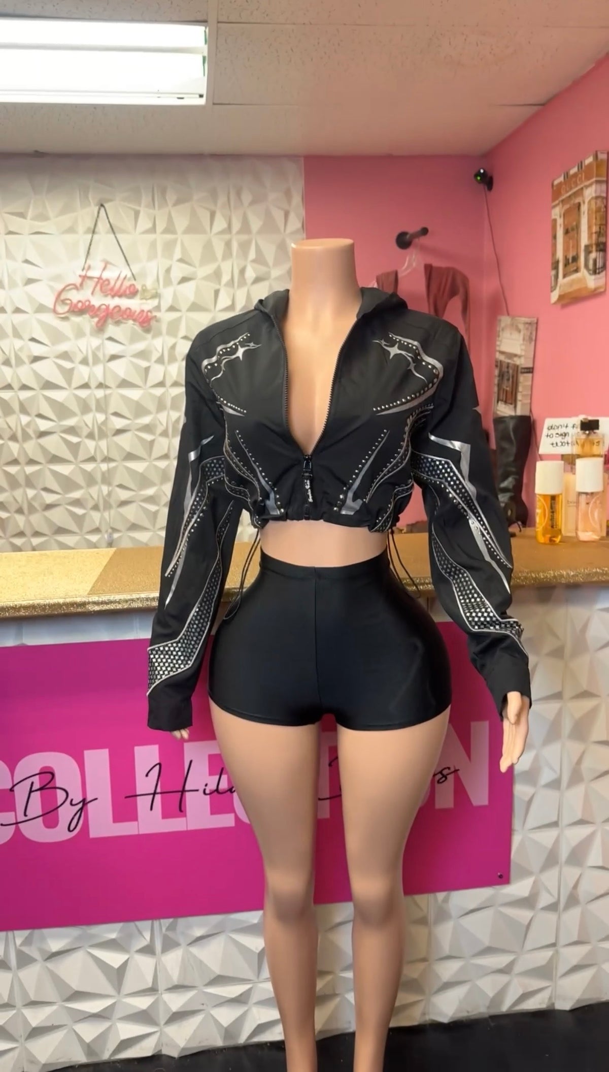 Fast Lane Pull In Crop/ Jacket