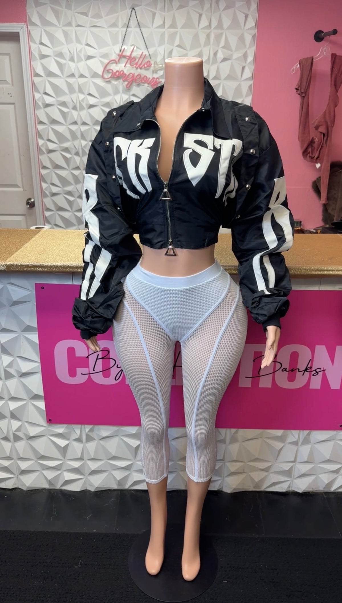Misfit Bomber Jacket ( Black )