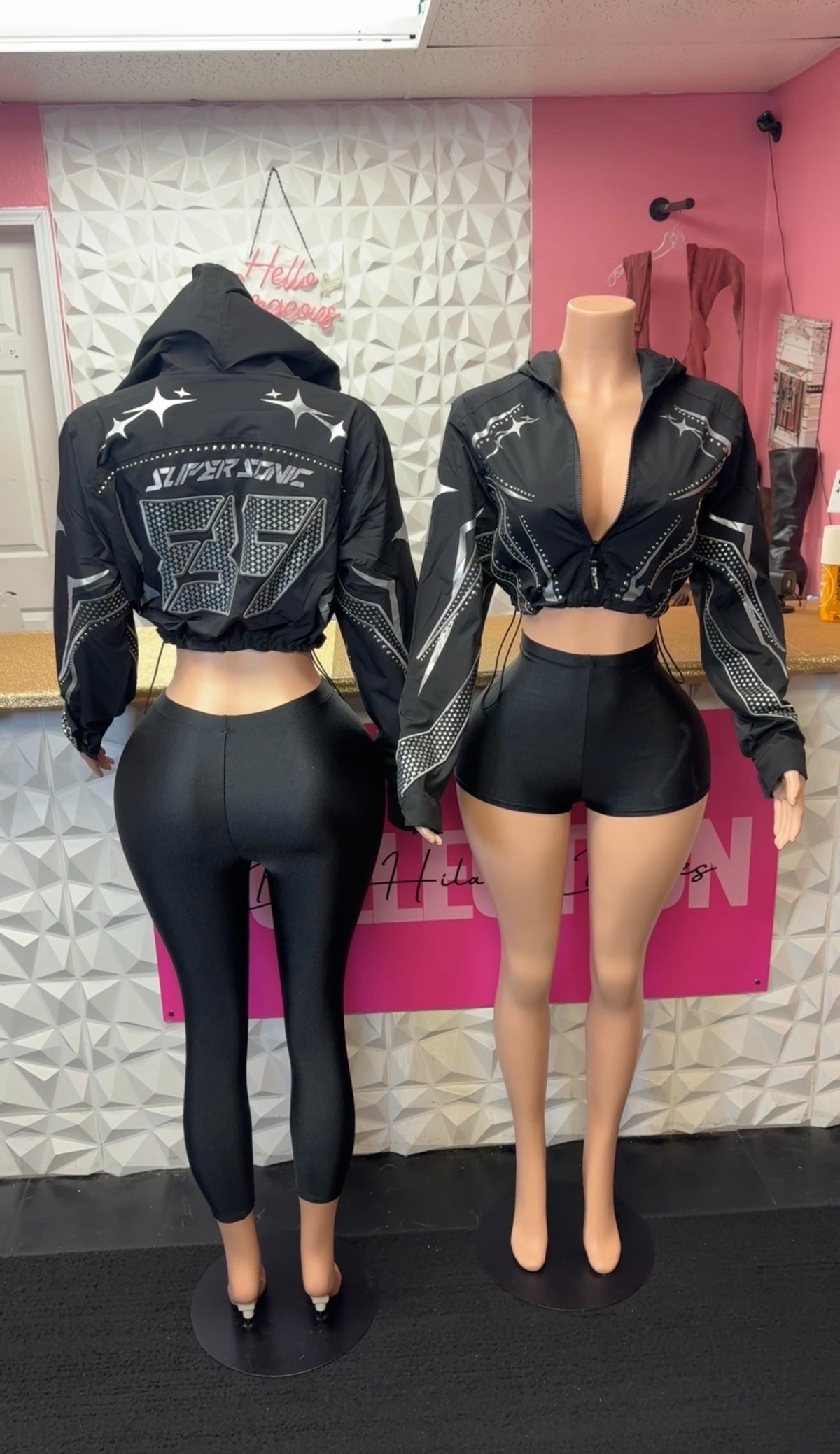 Fast Lane Pull In Crop/ Jacket